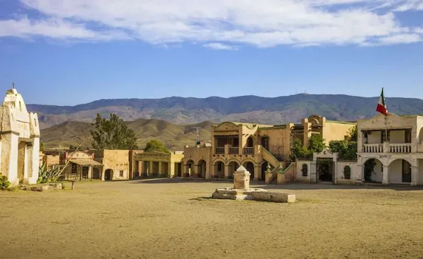 Poblado del Oeste Fort Bravo en el desierto de Tabernas, Almería